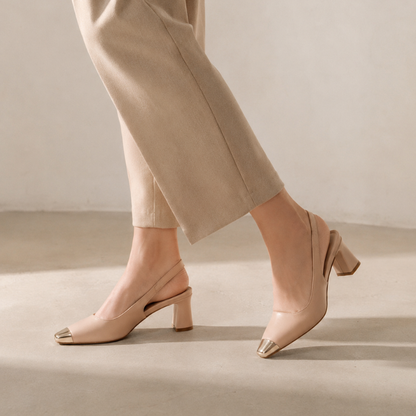 Maren Square Toe Heels