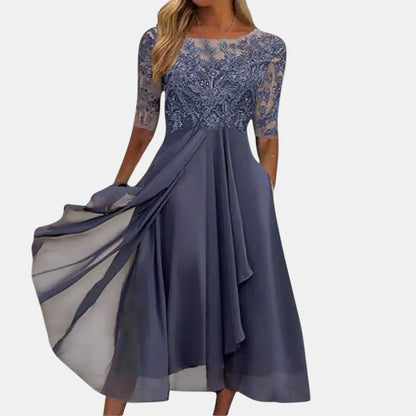 Clara Lace Bodice Dress