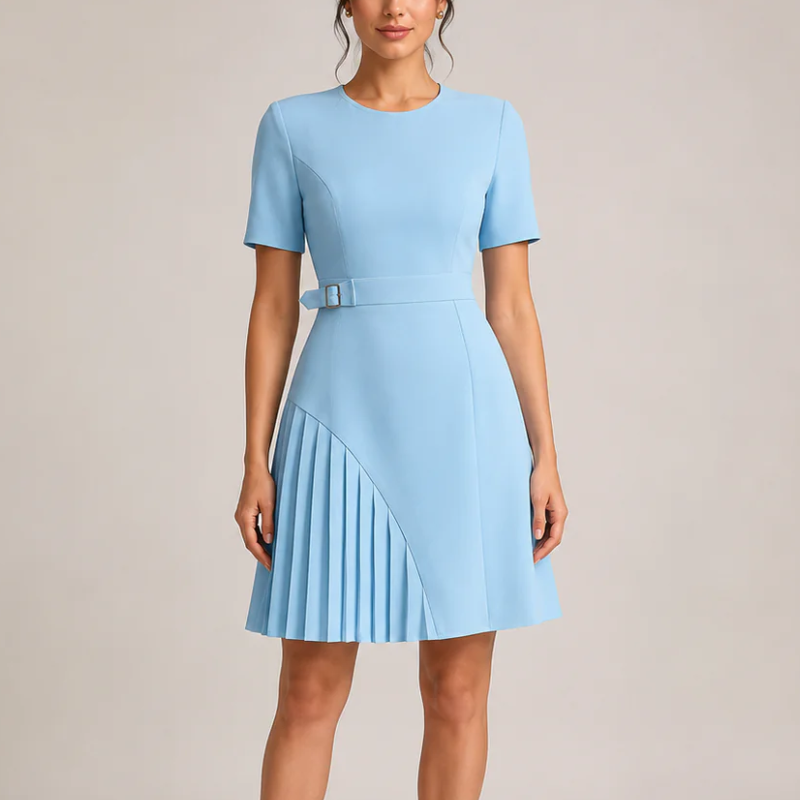 Merelin Pleated Dress
