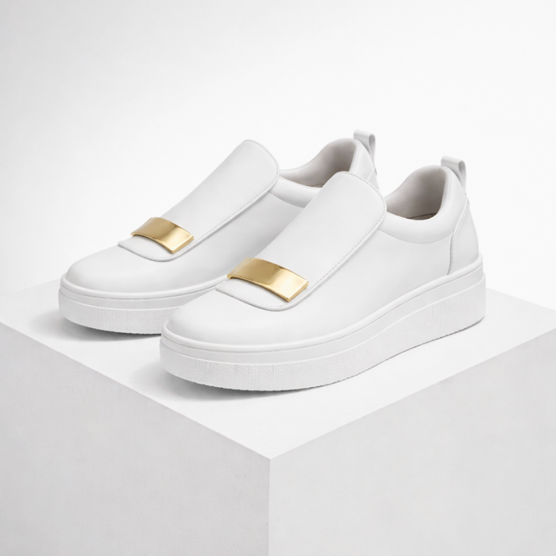 Gold Olive Shoes