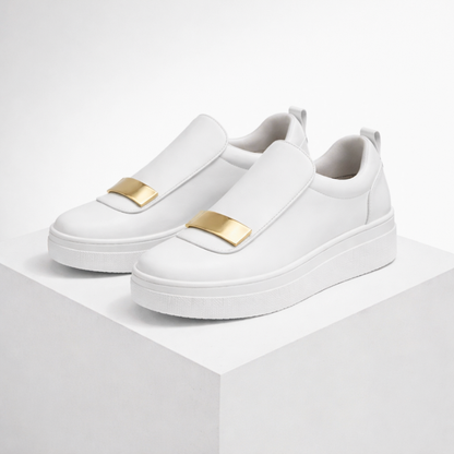 Gold Olive Shoes