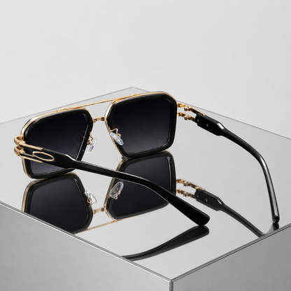 Lennon Retro Aviator Sunglasses
