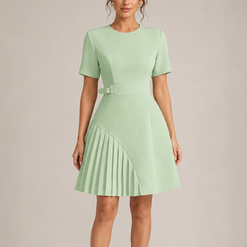 Merelin Pleated Dress