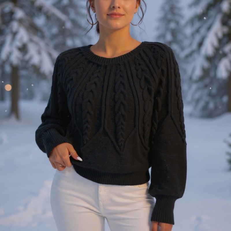 Rebecca Lantern Sleeve Sweater