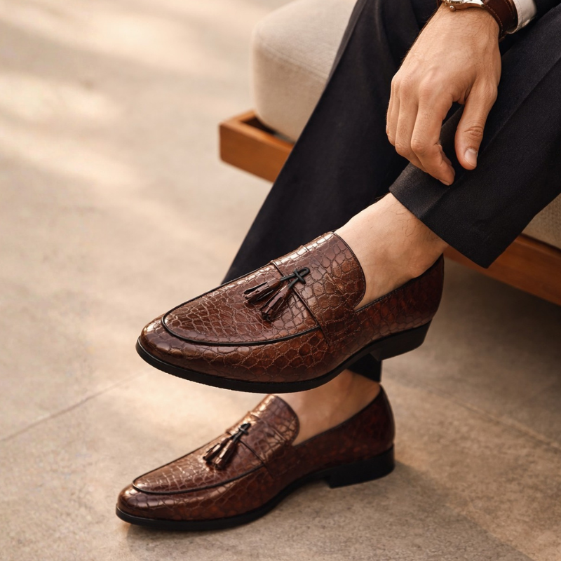 Tino Croc Loafers