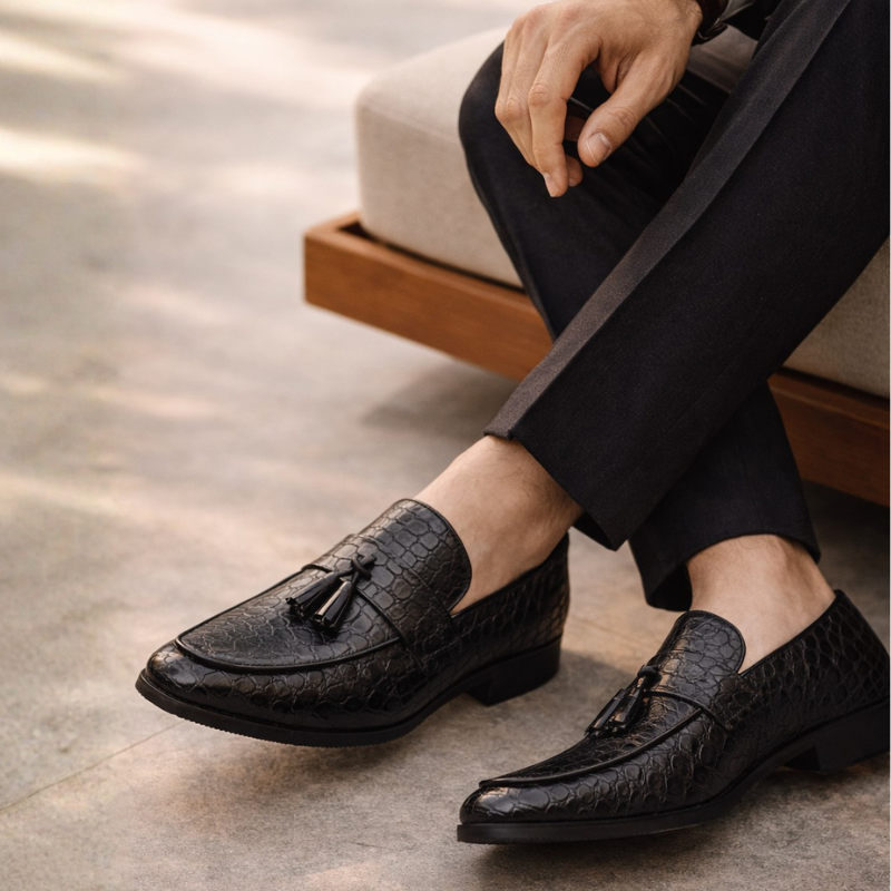 Tino Croc Loafers