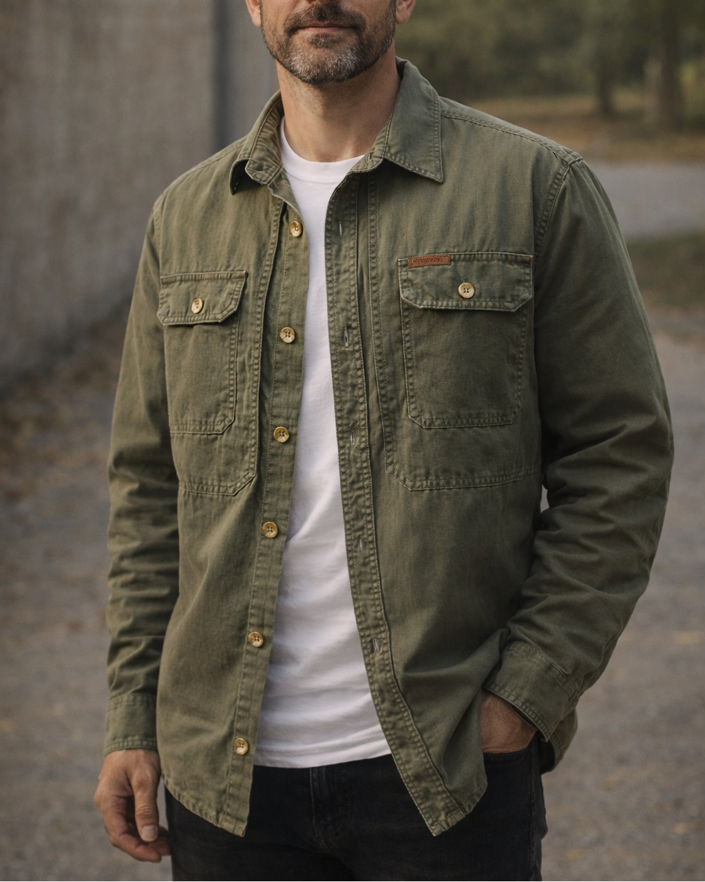 Angus Double-Pocket Utility Overshirt