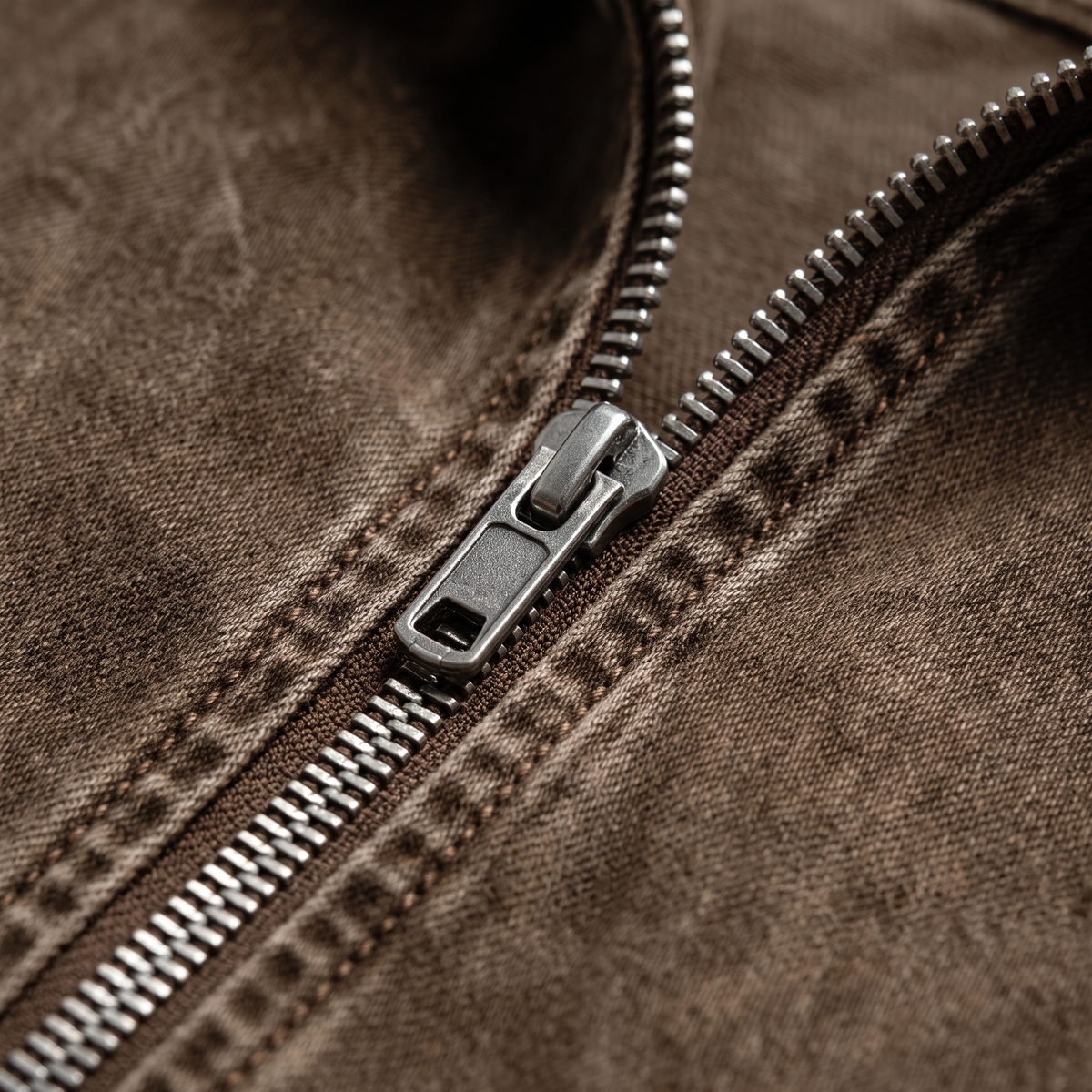 Lachlan Half-Zip Denim Jacket