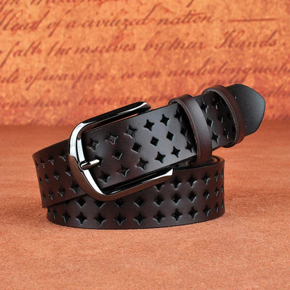 Constellation Leather Belt