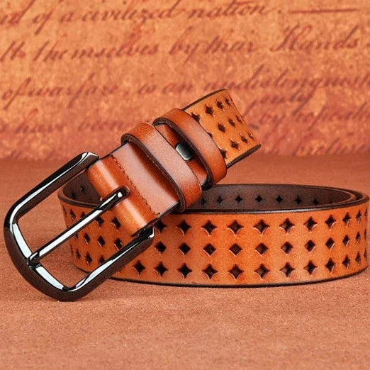 Constellation Leather Belt