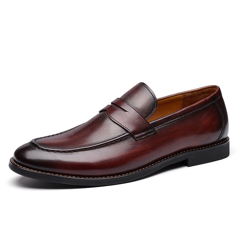 Riva Dark Casual Cowhide Loafers
