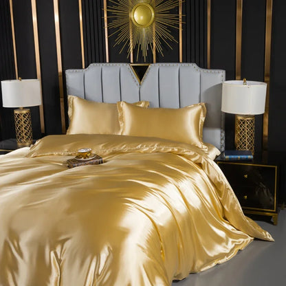 Lotus Silk Bedding Set