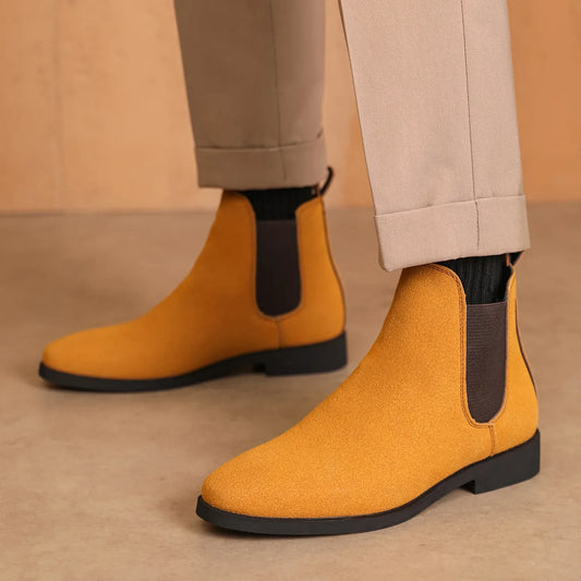 Deerskin Chelsea Boots
