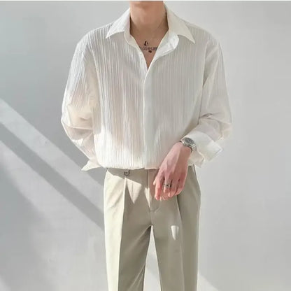 Vito Textured Button-up