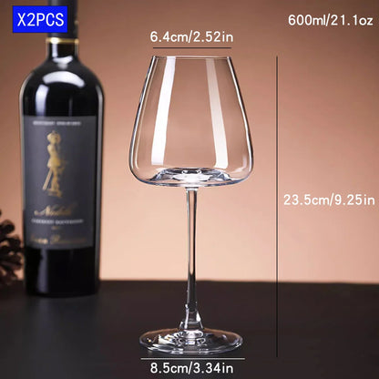 Burgundy Wine glass