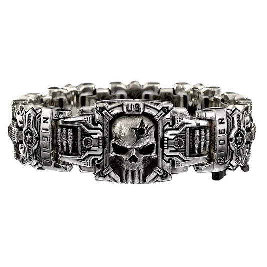 Night Rider Skull Bracelet