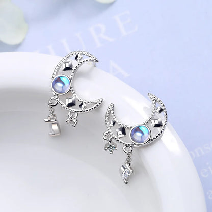 Luce di Luna 925 Silver Earrings & Necklace