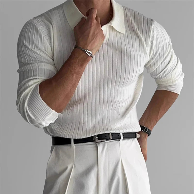 Herbert Long Sleeve Polo