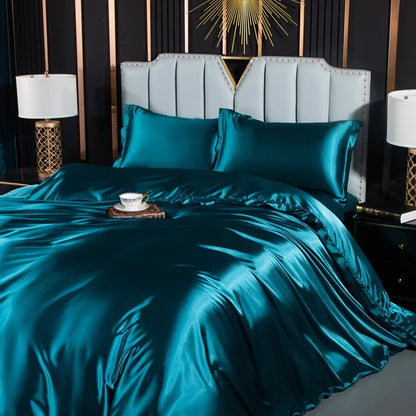 Lotus Silk Bedding Set