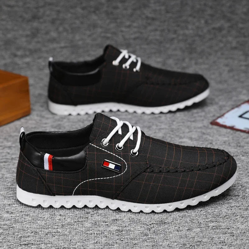Quinton Plaid Oxfords