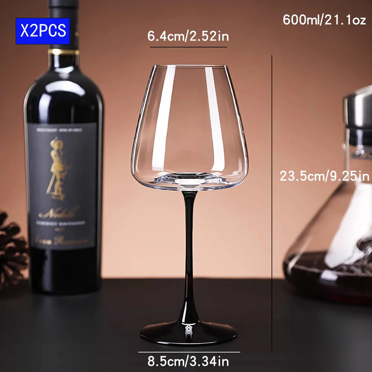 Burgundy Wine glass