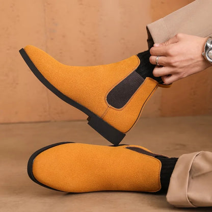 Deerskin Chelsea Boots