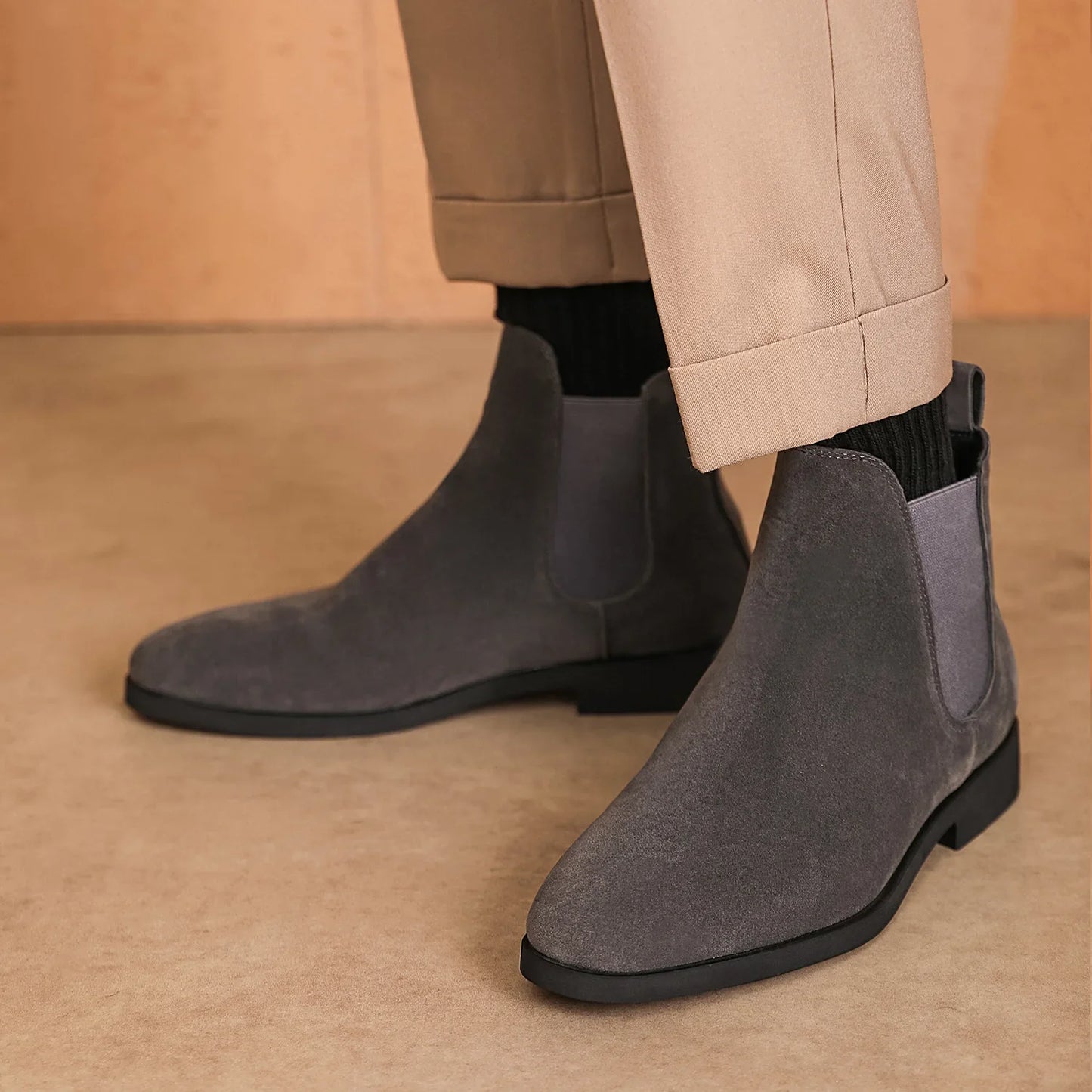 Deerskin Chelsea Boots