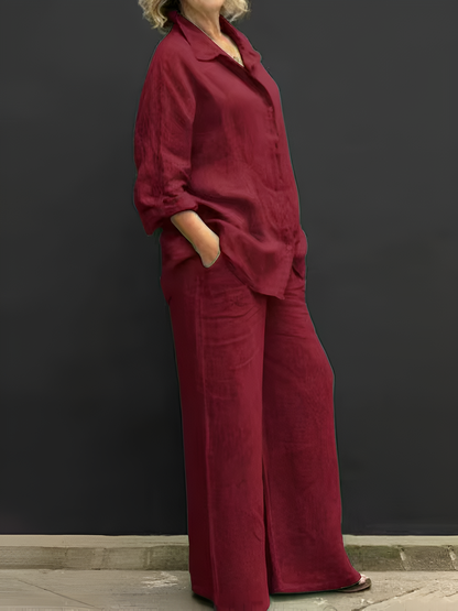 Marlow Linen Two-Piece Set