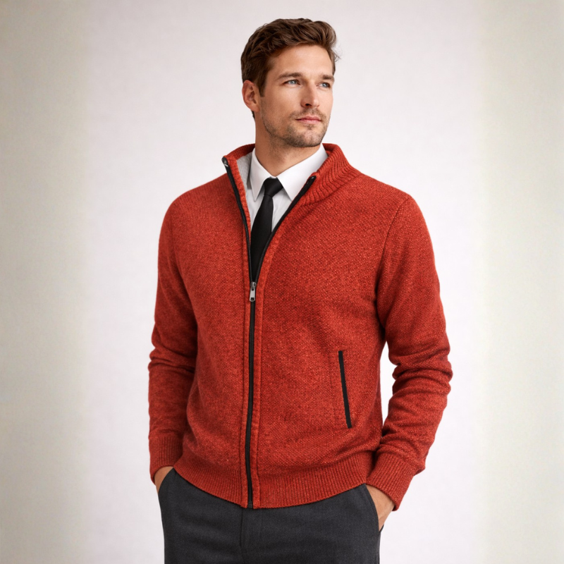 Steward Zipper Cardigan